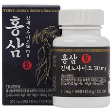 이림 6년근 홍삼 진세노사이드 30mg 30.6g, 60정, 1개