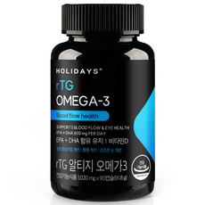 HOLIDAYS rTG Omega-3膠囊, 1個, 90顆