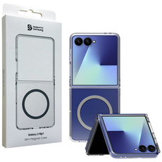 삼성 SMAPP 정품 갤럭시 Z플립7 슬림 클리어 마그넷 맥세이프 케이스
