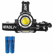 도미노스토리 XHP160 헤드랜턴 해루질 LED랜턴 배터리3개포함 XHP360칩 자전거 낚시 등산 충전식 캡라이트, xhp160헤드랜턴+배터리2000mah3개, 1개