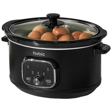 휴빅 타이머 계란찜기 슬로우쿠커 맥반석 구운계란 굽는기계 전골냄비, 휴빅슬로우쿠커