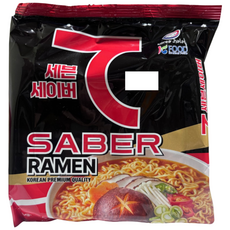 7세이버 라면 할랄 7SABER HALAL RAMEN, 1개