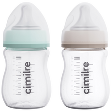 시밀레 땅콩 PP젖병 160ML (젖꼭지 포함), 민트, 2개