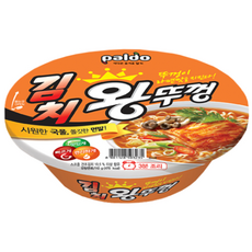 왕뚜껑 김치 컵라면 110g, 1개
