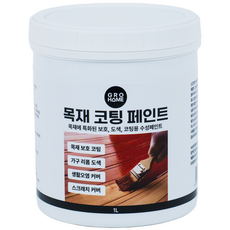 그로홈 목재 코팅 페인트, 마호가니, 1개, 1L