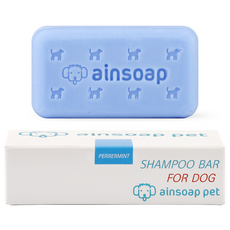 ainsoap 狗狗薄荷香氛皂 + 皂用起泡網, 90g, 1套