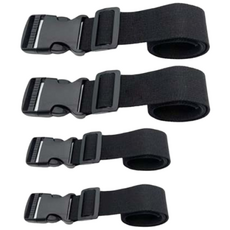 오토림 스트랩 안전벨트 고정스트랩 다용도 고정 스트랩 4개 Black