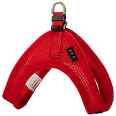 PFI 강아지 메쉬본딩V 하네스, 레드, 1개
