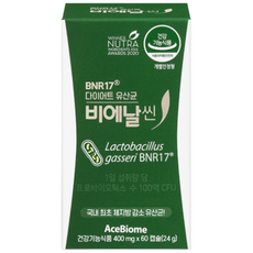 비에날씬 BNR17 다이어트 유산균 캡슐, 60정, 1개