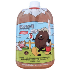 오그래 저당 저칼로리 딥초코라떼맛 WPI ISP 혼합 산양유 단백질 쉐이크, 5개, 40g