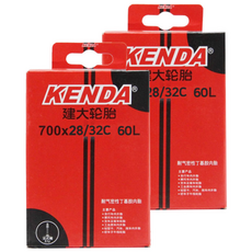 탑모아 700X28-32C 60mm 프레스타 KANDA 자전거 튜브, 2개