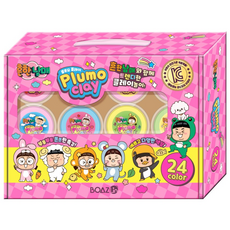 흔한남매 쁠루모 클레이, 1세트, 240g, 24색 혼합