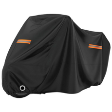 올니스 오토바이 커버 덮개 방수 방풍 자전거 전차종 풀커버, 1개, 블랙