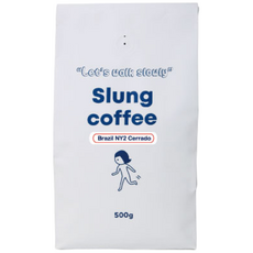 Sleek Coffee 巴西 NY2喜拉朵烘焙咖啡豆, 原豆(未研磨), 500g, 1個