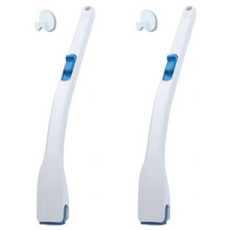 [KT알파쇼핑] 이지드롭 변기크리너 핸들 + 고리, 2개, 블루