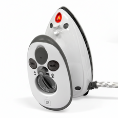 네모 휴대용 미니 스팀 다리미 소형 여행용 출장용, 화이트