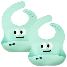 두리 턱받이, 그린, 2개, 1매