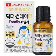닥터썬데이D 패밀리, 15ml, 1개