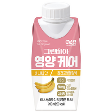 정식품 그린비아 영양케어 바나나맛 바나나 완전균형영양식 맞춤영양설계 균형식사, 30개, 200ml