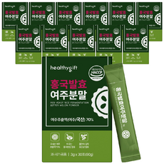 [런칭 특가] 홍국 발효 여주 분말 스틱 식약처 HACCP 인증, 90g, 12개