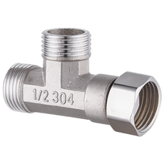 프라니 수도 연결 고급형 스테인리스 T밸브, 1개