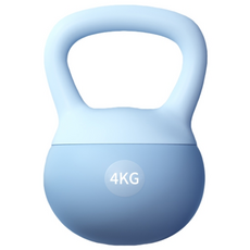 스포츠 소프트 실리카겔 케틀벨, 1개, 4kg, 블루