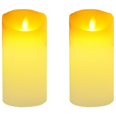 파티짱 LED 캔들 양초 파티 장식 인테리어 소품, LED 흔들리는 양초 15cm, 2개