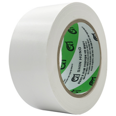 신흥테이프 국산 대용량 라바 청면테이프 48mm x 25M 흰색, 1개