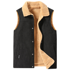 라라티와이 쿠르 남성 방한 코듀로이 조끼 베스트