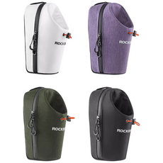 락브로스 브롬톤 미니벨로 접이식자전거 스템백 물통 핸들바 가방 파우치, 블랙, P002 30110043002, 1개