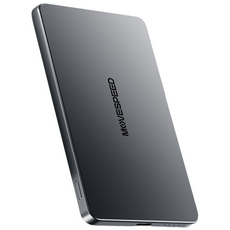 무브스피드 20W 맥세이프 무선 충전 보조배터리 5000mAh W05, 티타늄 그레이, 5000GB