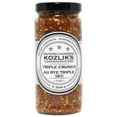 코즐릭스 머스타드 트리플 크런치 홀그레인 머스타스 씨겨자, 1개, 250ml