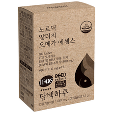 Danbaekharu 北歐 rTG Omega 精華 32.61g, 1個, 30錠