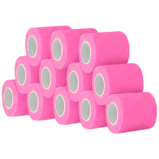 이티씨몰 자가점착 밴드 5cm 압박붕대 10+2 핑크, 1개