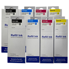 [호환] 엡손 T03Y 재생 무한리필 잉크 블랙 컬러 4색 2세트 L4150 L4160 L6160 L6170 L6190, 4