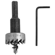 HSS 鐵工用開孔器 孔鋸 26mm, 1個