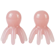 [마켓미모] 문어데이 두피 얼굴 바디 문어괄사 1+1, 핑크, 1세트