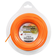가든피아 예초기줄날 2.4mm x 70M 검정색상, 주황, 1개