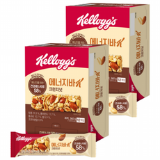 켈로그 에너지바K 크런치넛, 360g, 2개