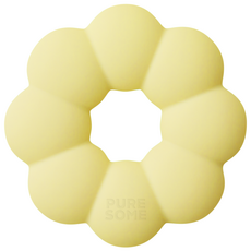 퓨어썸 비누 받침대 도넛, 1개, 버터옐로우