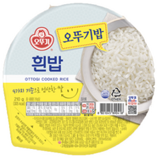 오뚜기 맛있는 오뚜기밥, 210g, 32개