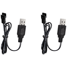 3.7V RC카 충전 DC 케이블 젠더 충전기 락크롤러 포크레인 헬기 드론 탱크 충전 1+1, 2개, 3.7v 충전케이블