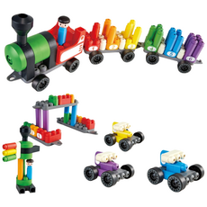 폴리엠 무지개 기차 Rainbow Counting Train 760022, 1개