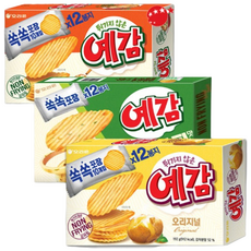 오리온 예감 오리지널 192g+치즈그라탕 204g+볶음양파맛 204g (총 3개), 192g, 1세트