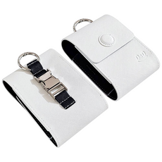 디앤디 골프공 파우치 4구 볼주머니, 퓨어화이트, 1개