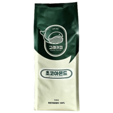 고래커피 초코아몬드 1KG 원두도매납품, 2개, 홀빈(분쇄안함)