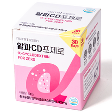 뉴트리쎈 알파CD 포제로 알파cd 분말 알파시클로덱스트린 알파시디 파우더 30 DAYS, 1박스, 100g
