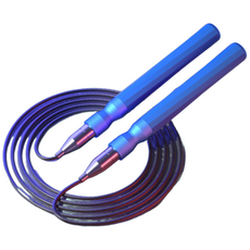 올리민 크로스핏 와이어 스피어 줄넘기 선수용 학생용 더블 베어링, 1세트, 02. 고급베어링 스카이 블루