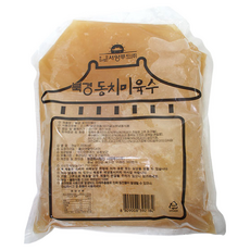 북경 동치미 냉면육수 벌크 5kgX2개(1박스), 10kg, 1박스
