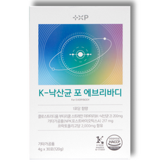 프리미엄 낙산균 가족 유산균 온가족 장건강 에브리바디 포스트바이오틱스 k낙산균 프로바이오틱스, 1개, 30회분